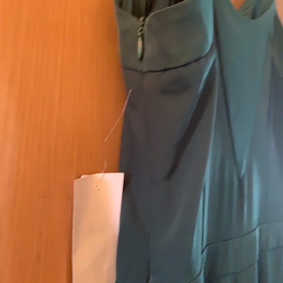 Forest Green V-neck Jumpsuit - Picture 6 of 7